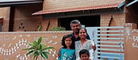 Bengaluru couple's unique mud house: No Bills, No AC!!